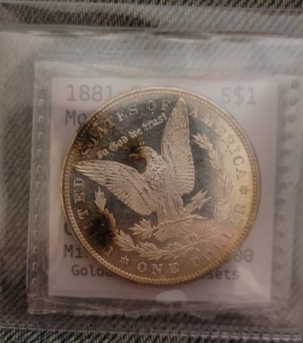 1881 S Morgan Dollar $1 - Gem BU+ MS++ - Ultra DMPL DPL Rev - Strong PL Obv #453