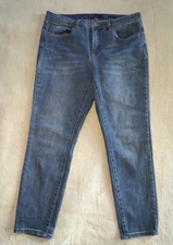 FDJ FRENCH DRESSING ANKLE JEANS "OLIVIA" SZ 12, EUC, MED WASH. "OLIVIA".