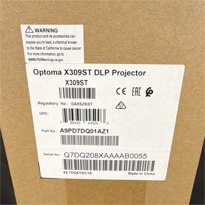 Optoma X309ST DLP Projector White