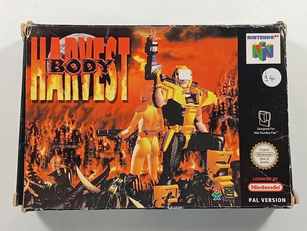 HARVEST BODY NINTENDO 64 (N64) PAL-UKV (COMPLETE - BOX AGED)