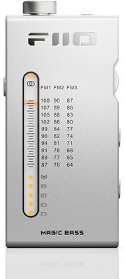 FiiO RR11 Portable FM Radio Receiver w/Analog PVR Tuning, 64MHz-108MHz (Silver)