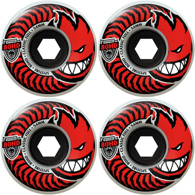 54mm Spitfire 80HD Classic Full Skateboard Wheels 80a