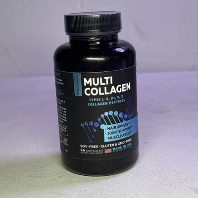 Raw Science Multi Collagen Complex - Types I, II, III, V, X 90 Ct Ex 08/27