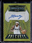 2023-24 Obsidian Jaden Hardy Volcanic Signatures Gold Flood Auto Autograph #/10