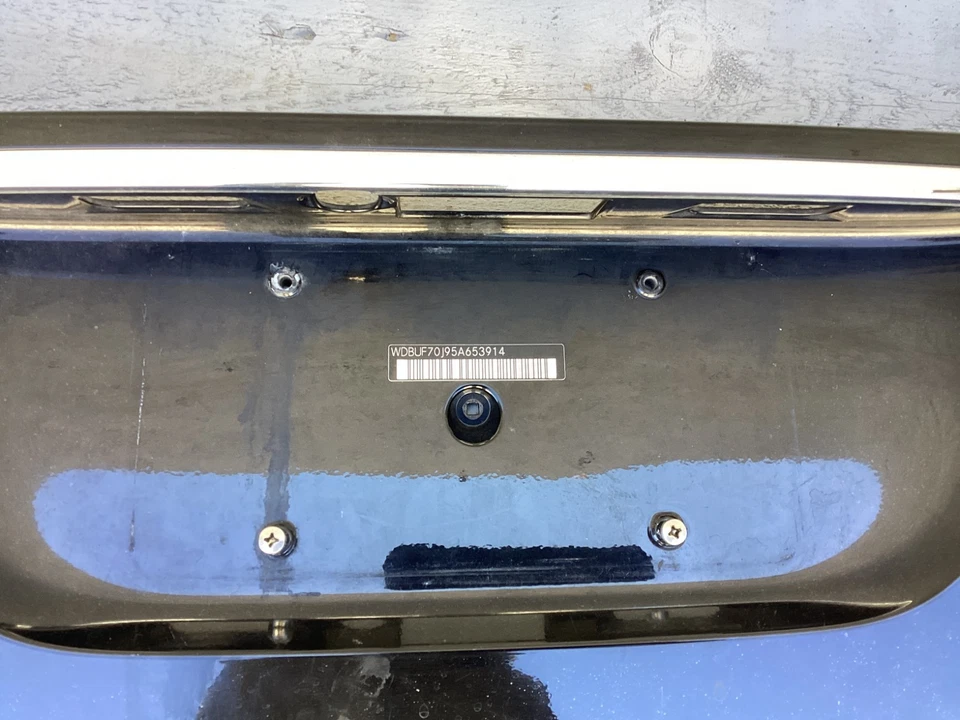 Mercedes-Benz E500 W211 2003-2006 tapa del maletero trasero puerta trasera moldura de matrícula OEM Foto 4 de 4