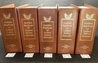 Lot Of 5 ALBUMS 22k GOLDEN REPLICAS OF UNITED STATES STAMPS 1980-1986 204 Stamps — photo 1