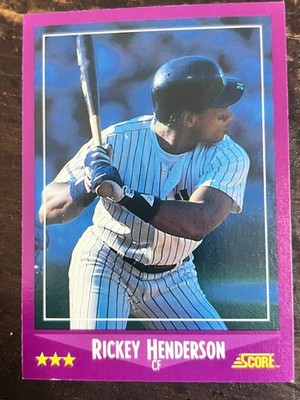 1988 Score - Rickey Henderson #13