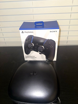 Sony DualSense Edge Wireless Controller for PS5 w/ Carrying Case, Black