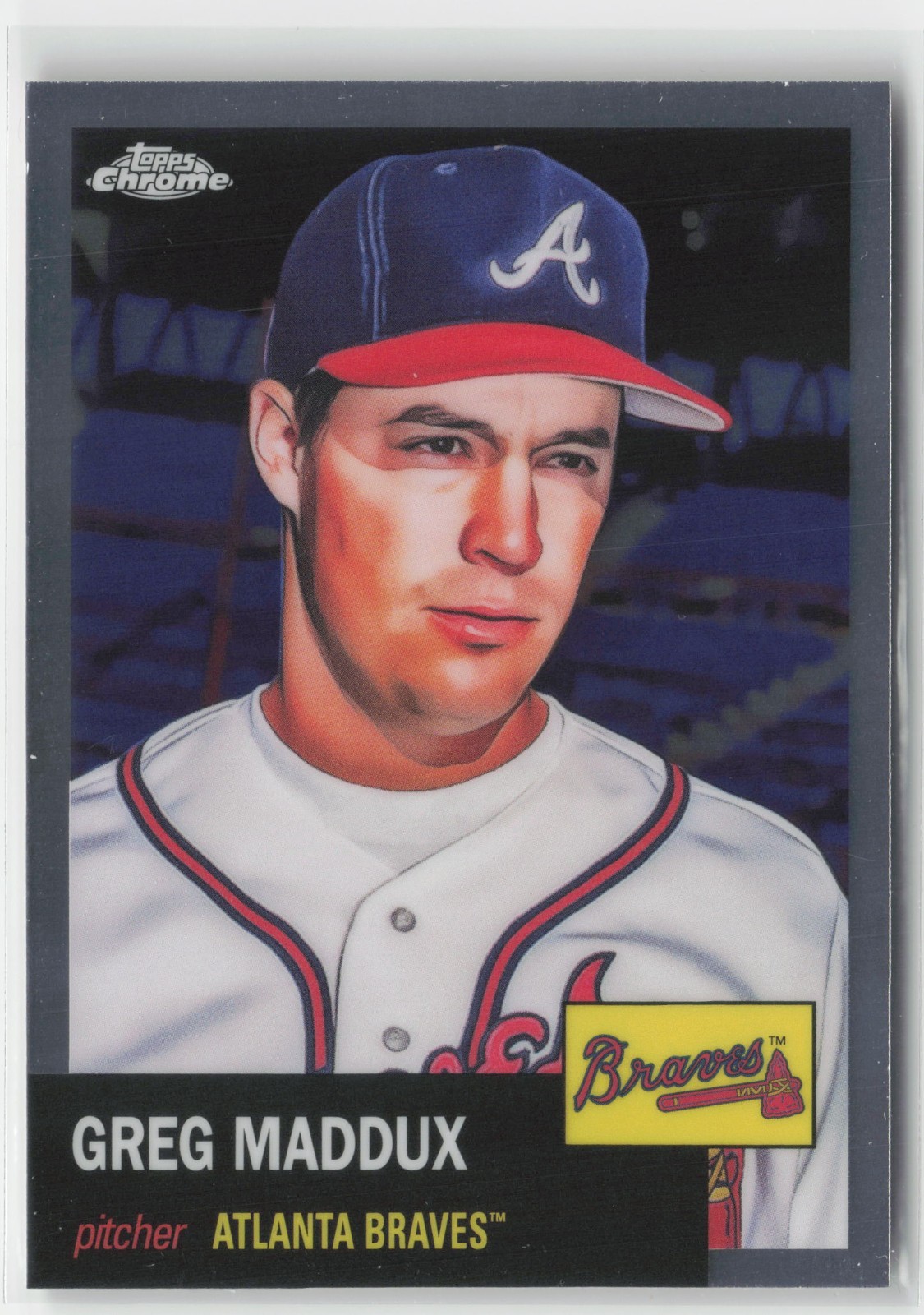 2022 Topps Chrome Platinum Anniversary Greg Maddux #64 Braves