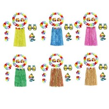 8pcs Multicolor an Party Fancy Skirt For Girls Women an