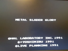 Nintendo Metal Slader Glory Famicom cassette #3e3f2b