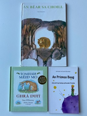 IRISH KIDS LOT 3~An Prionsa Beag~Tomhais Meid Mo Ghra Duit~An Bear Sa Choill~