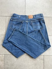 Vintage 90s 501 XX Levis Faded Stone Wash Made In USA Jeans 44x38 Shrink To Fit