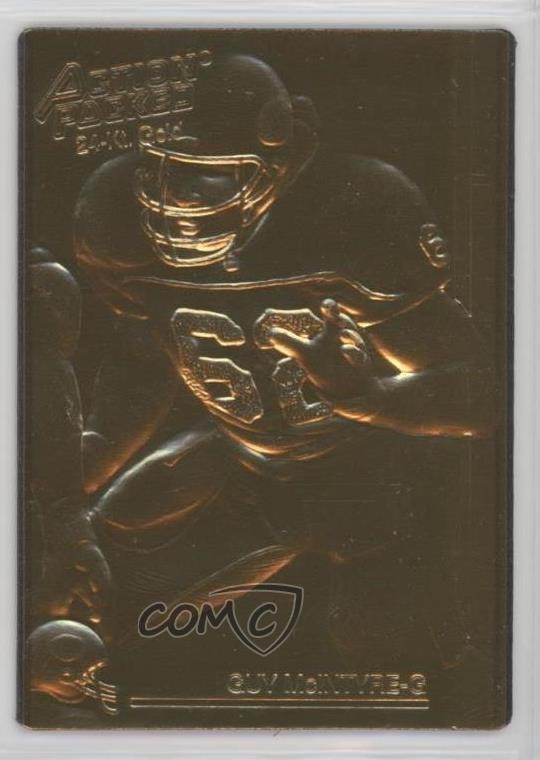 1992 Action Packed 24-Kt Gold Mint /500 Guy McIntyre #242 1hm6