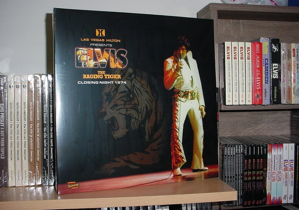 Elvis Presley 2 LP Set - Las Vegas Hilton - THE RAGING TIGER CLOSING NIGHT 1974