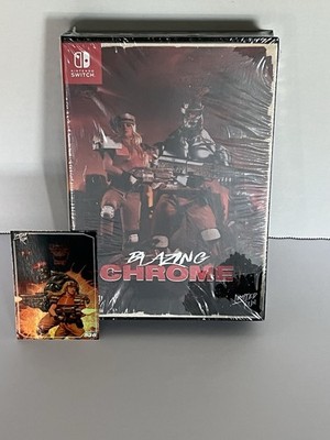 Blazing Chrome (Switch, 2019) Collectors Edition Limited Run Games With Card NEW