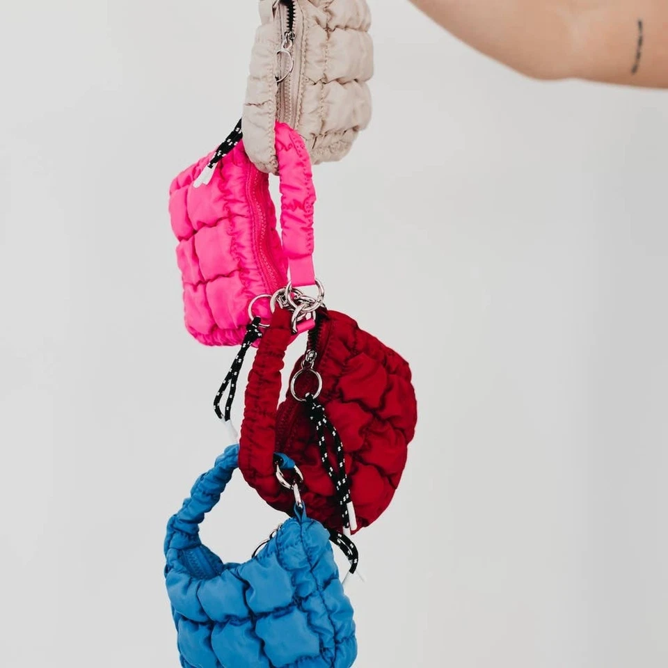 Rylyn Mini Bolso Puffer Charm Azul Foto 3 de 3