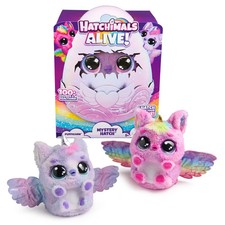 Hatchimals Alive Mystery Hatch Interactive Pufficorn with Mist, Lights Sounds