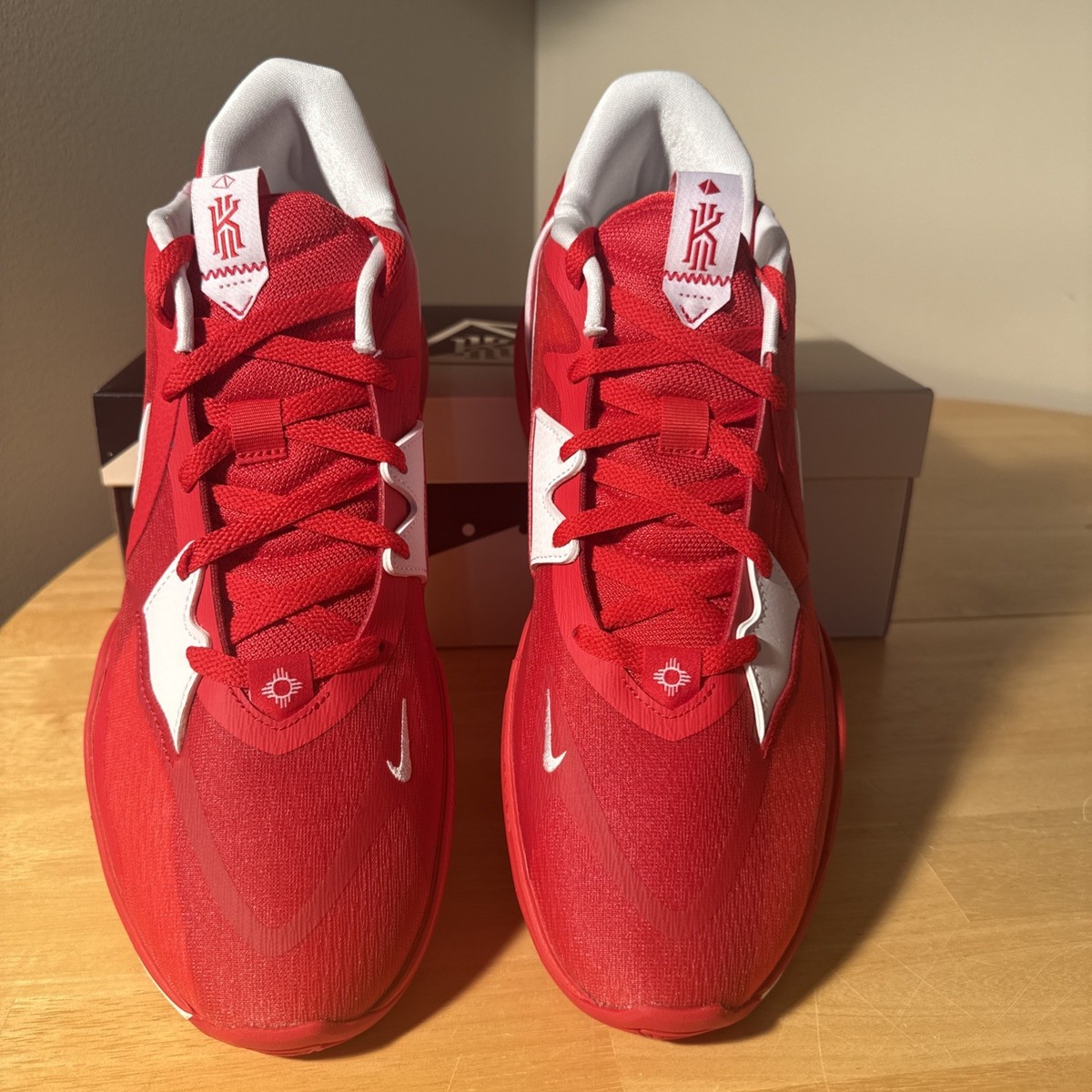 Size 14 - Nike Kyrie 5 TB Low University Red for sale online  display picture 1