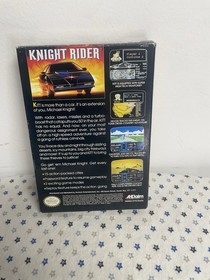 Knight Rider -  (Nintendo NES Video Game, 1989) WITH BOX No Manual TESTED