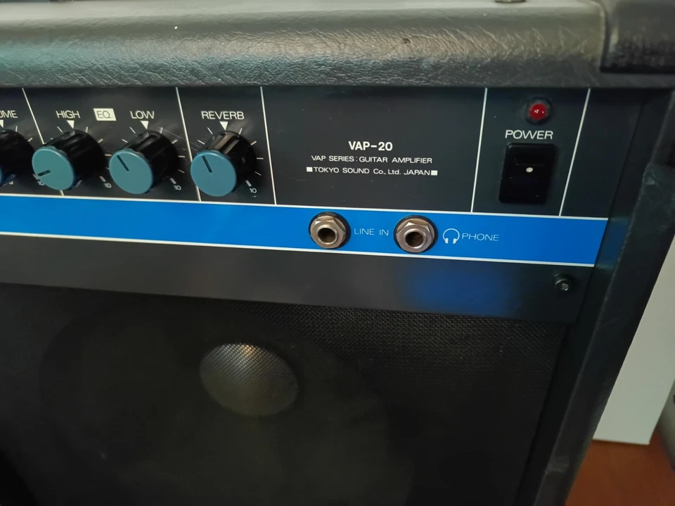 Vintage Guyatone VAP-20R Guitar Amp – Made in Japan –Spring Reverb & Overdrive  - Image 4 of 4