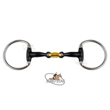 Sweet Iron Eggbutt Snaffle Bit Copper Lozenge