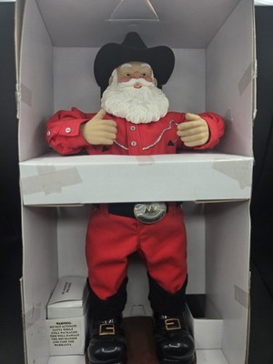 Holly Jolly Rock 62000 10 in Singing Hip-Swingin' Santa Cowboy