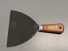 VINTAGE RED DEVIL 4120 6" PROFESSIONAL FLEXIBLE TAPING KNIFE USA