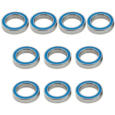 Bearing 10Pcs 6701-2RS 12x18x4mm Chrome Steel Bearings Two Sides Rubber Sealed