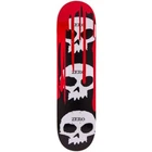 Zero Skateboard Deck 3 Skulls with Blood 8.25"