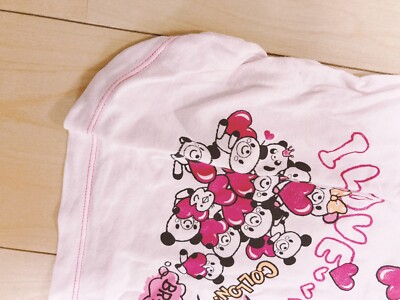 mezzo piano 150cm pink strawberry t shirt sanrio sugar bunnies