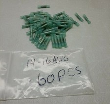 14-16 AWG Vinyl Bullet Female Connector Crimp Terminal Qty 60 Pieces