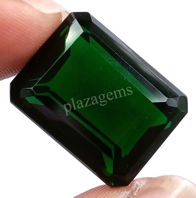 27.50 CT EMERALD CUT NATURAL GREEN TOURMALINE EGL CERTIFIED LOOSE GEMSTONE 5MRH