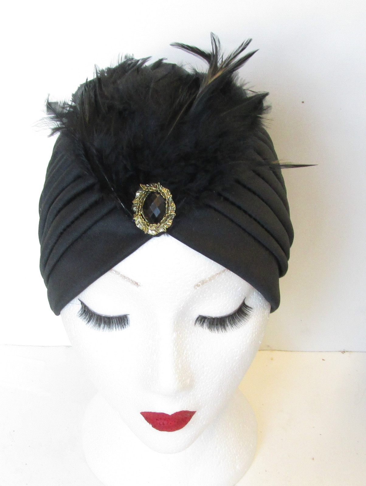 1920s turban hat