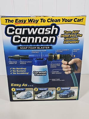 #ad Nozzle Spray Car Wash Gun Cannon Soap Foam Dirt Dust Blaster Hose Thick Sprayer $19.95