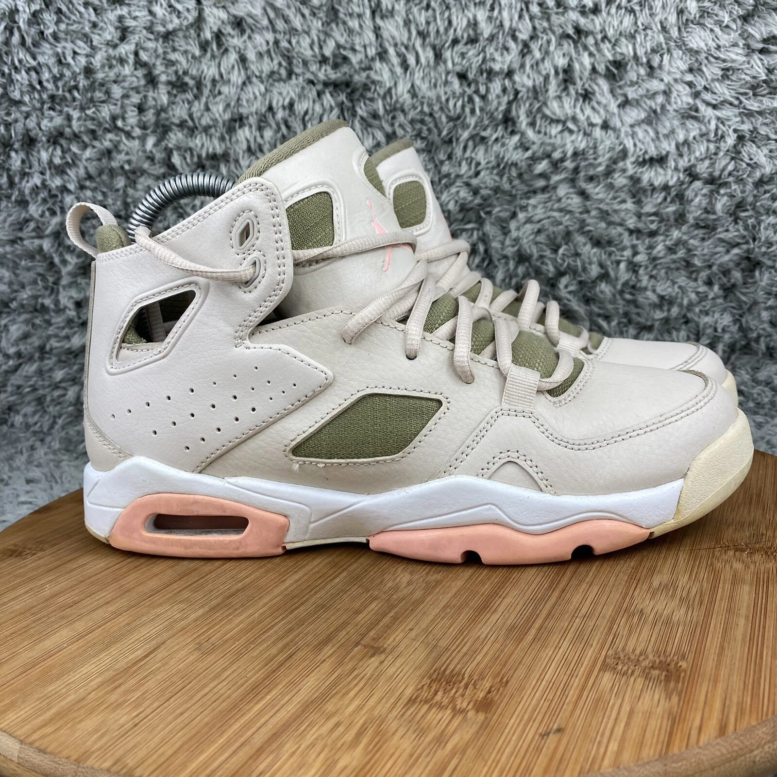 Nike Air Jordan Flight Club 91 scarpe sneakers GS taglia 5 5 Y retrò 555333 101