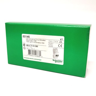 Schneider Electric 60146 Multi 9 C60 Miniature Circuit Breaker 2-Pole, 15A, 240V