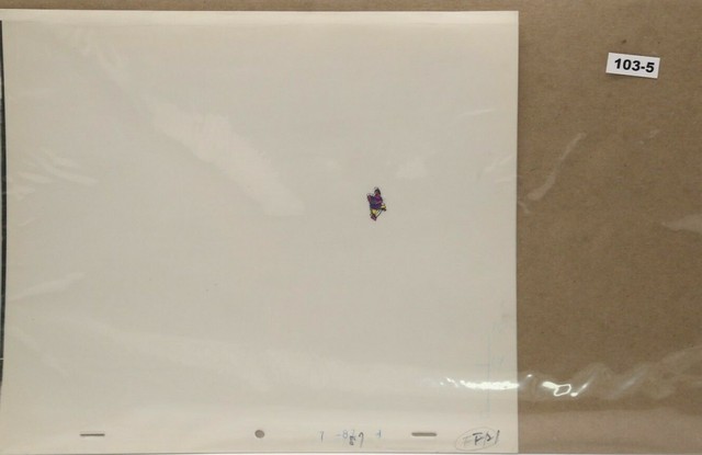Back To The Future Original Production Cel And Drawing 103-5 - Used Condition Back To The Future Original Production Cel And Drawing 103-5 - Used Condition