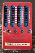 1950s Wolverine Supply  Manufacturing Co. Adding Machine - Original Paint
