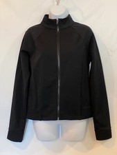 Fabletics M Black Full Zip Active Stretch Jacket