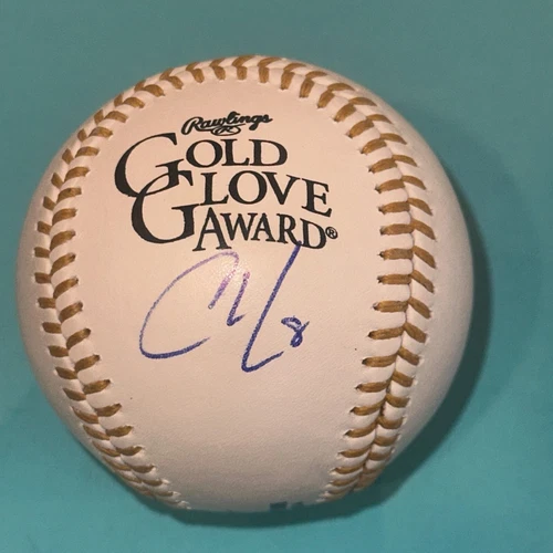 CHRISTIAN WALKER (Astros) Signed Official GOLD GLOVE Baseball Beckett (BAS)