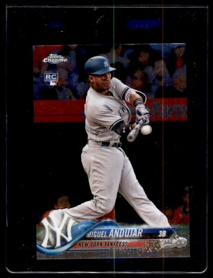 2018 TOPPS CHROME UPDATE EDITION MIGUEL ANDUJAR RC NEW YORK