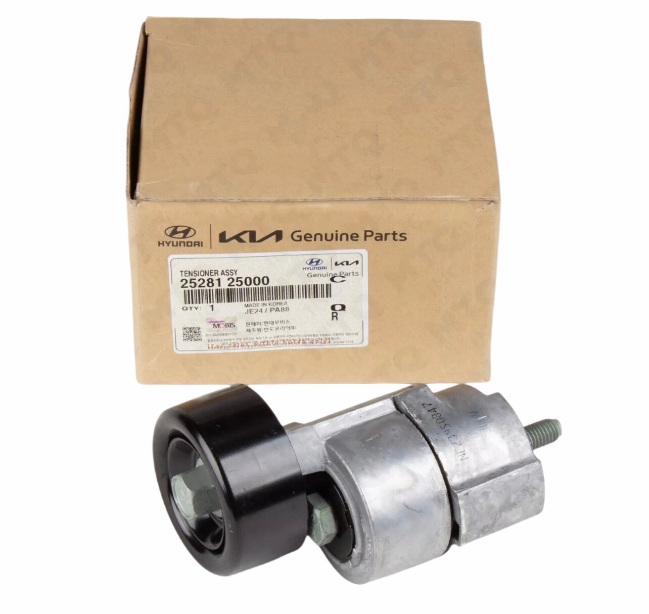 OEM GENUINE Belt Tensioner 2528125000 Fit For 2006-2014 Hyundai Kia 2.0L 2.4L