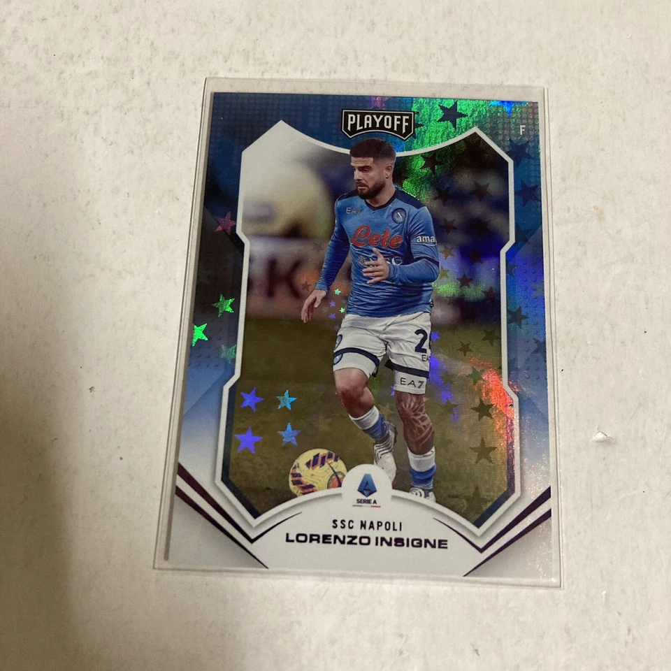 2021-22 Panini Chronicles Soccer Lorenzo Insigne Playoff Purple Astro Napoli #74 - Image 3 of 4