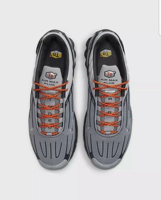 NIKE AIR MAX PLUS 3 TN TUNED III - GREY. ORANGE. SILVER DM2560 001 - UK 13  | eBay