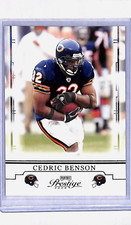 2008 Panini Prestige #17 Cedric Benson Chicago Bears Football Card