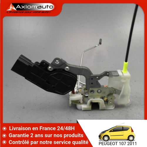 Serrure De Porte Avant Droite Pour Citroën C1 - Référence OEM 9136T9, Couleur KTB, Occasion Garantie