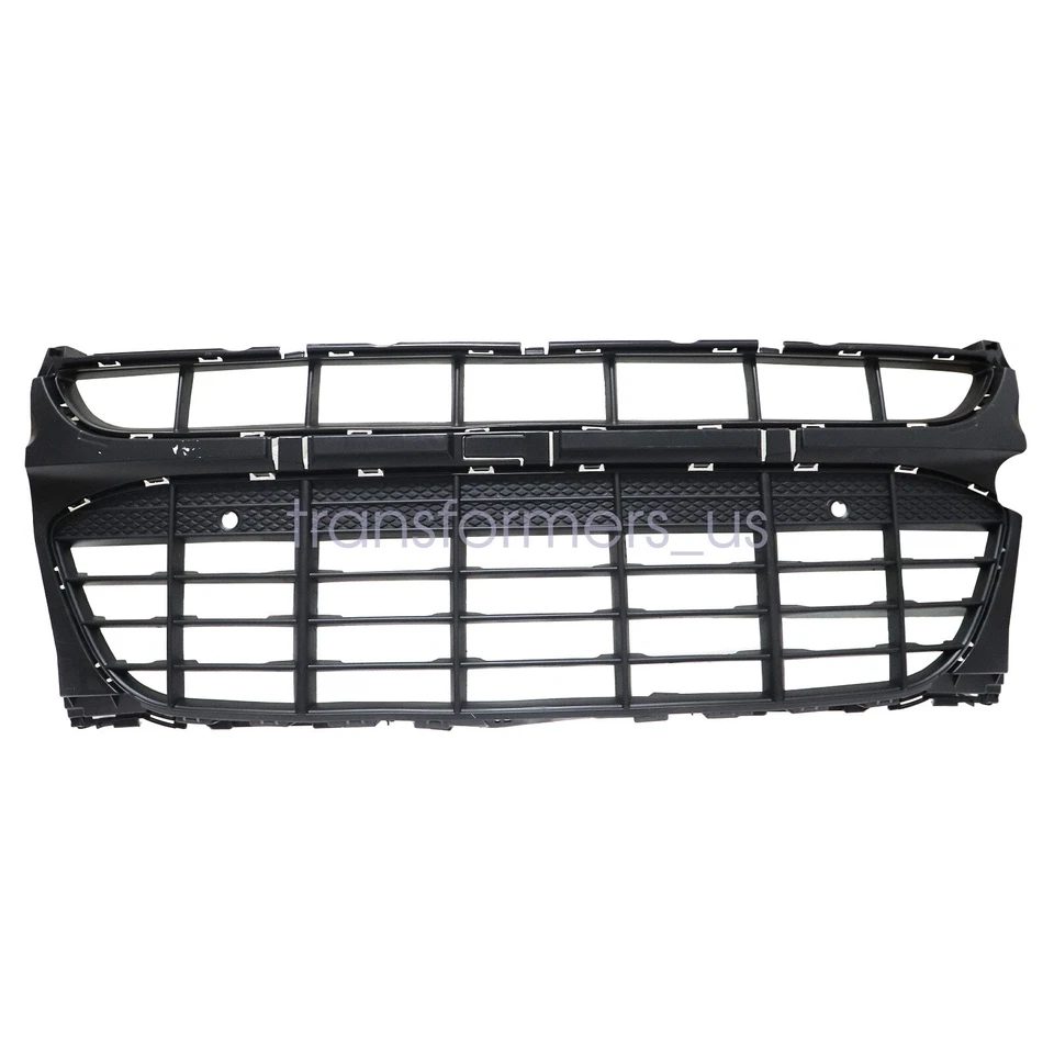 Black Front Bumper Grill Grille 95B807683H1E0 Fit Porsche Macan 2015 2016-2018 - Image 2 of 4