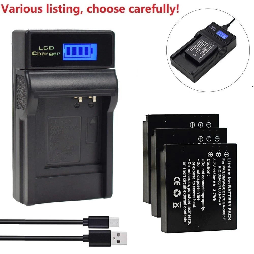 Replacement Battery or USB LED charger for Sigma BP 41 SIGMA DP2 Merrill Camera