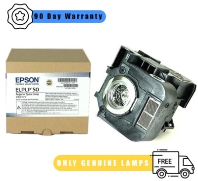Neuf Véritable Epson Lampe Projecteur Ampoule pour Powerlite 825 825 + 826w - Photo 1/4